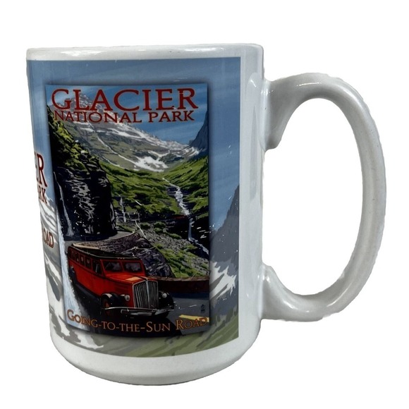 Glacier National Park Coffee Cup Mug Going To The Sun Road Mug - Picture 3 of 6
